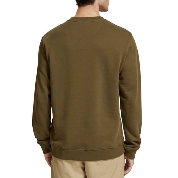 Scotch & Soda Tröja Essential Logo Badge Brun L Man