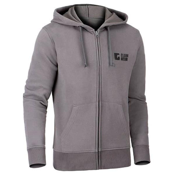 Clawgear Hættetrøje Med Fuld Lynlås Logo  XL