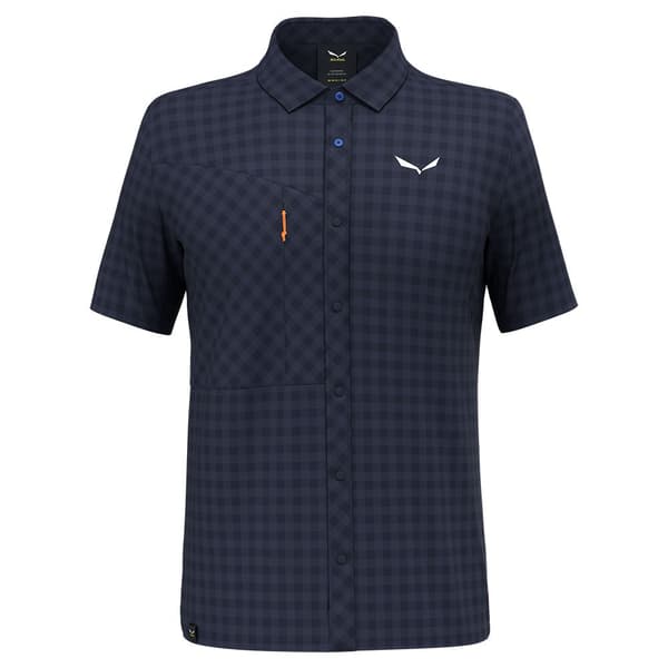 Salewa Kortærmet T-shirt Puez Dry Blå M Mand