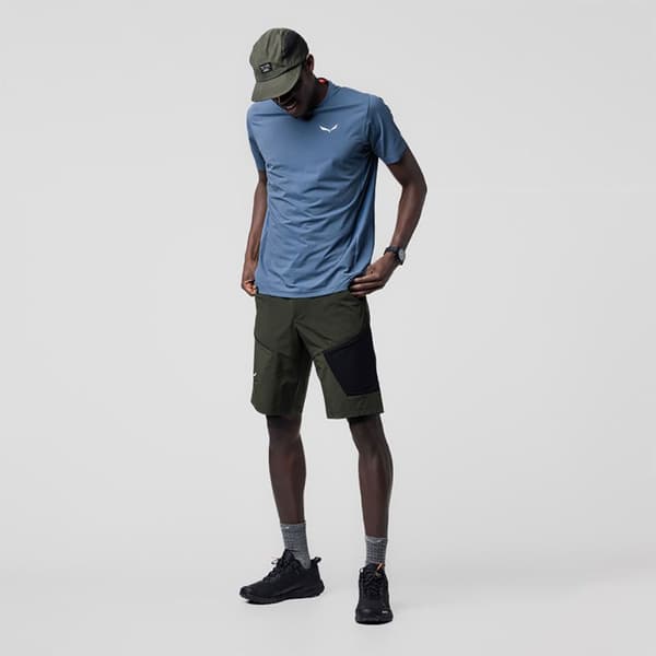Salewa Lyhythihainen T-paita Pedroc Dry Hyb Sininen M Mies