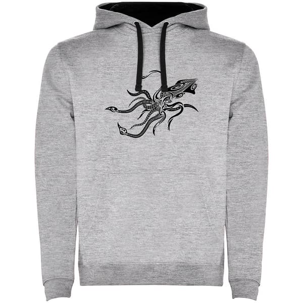 Kruskis Hættetrøje Squid Tribal Two-colour Grå XL Mand