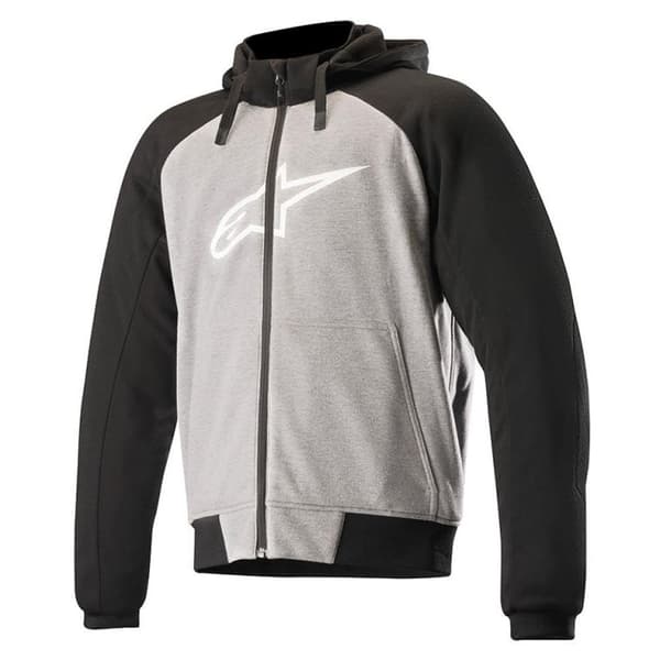 Alpinestars Tröja Med Full Dragkedja Chrome Sport Svart,Grå S Man