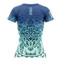 Miniatyrbild 2 av 3: Otso Kortärmad T-shirt Maori Kahurangi Blå M Kvinna