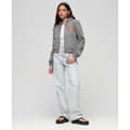 Miniatyrbild 3 av 3: Superdry Sweatshirt Med Full Dragkedja Athletic Essential Crop Grå M Kvinna