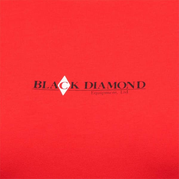 Black Diamond Lyhythihainen T-paita Heritage Wordmark Punainen L Nainen