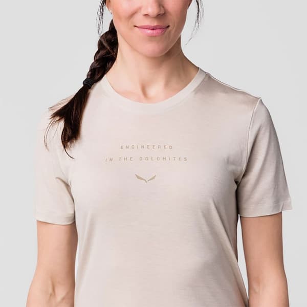 Salewa T-shirt Eagle Eitd Am Svart XL Kvinna