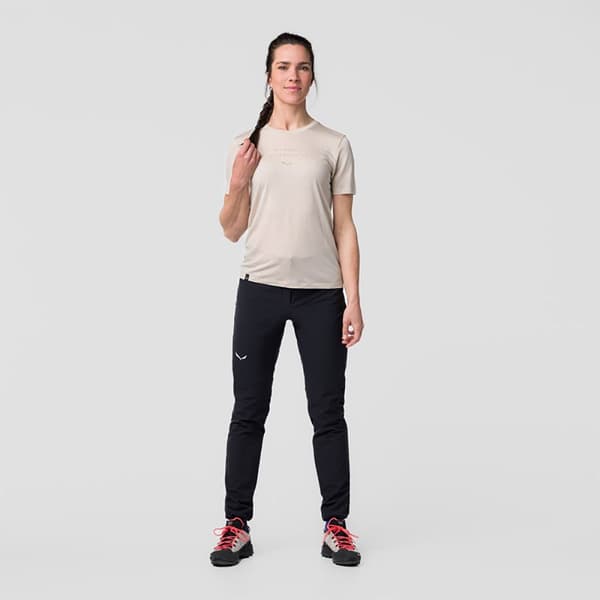 Salewa T-shirt Eagle Eitd Am Svart XL Kvinna