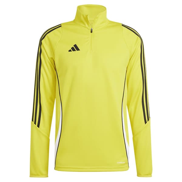 Adidas Halv Lynlås Sweatshirt Træning Tiro24 Gul XS / Regular Mand