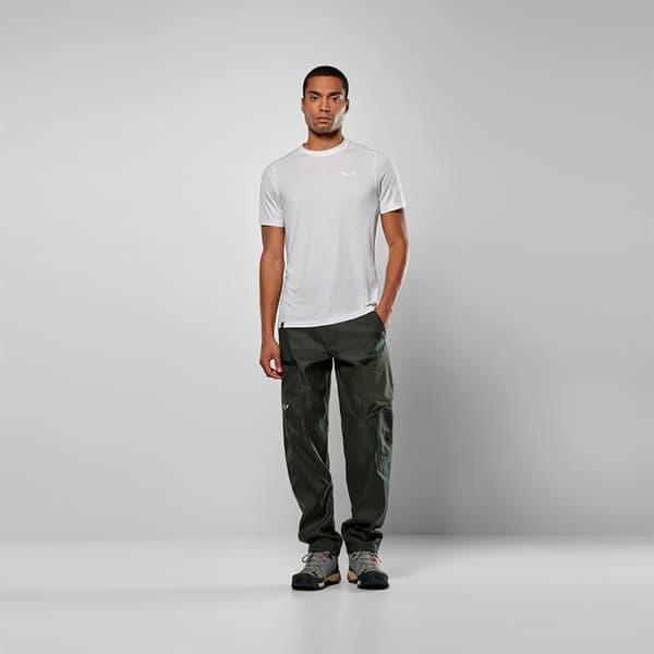 Salewa Kortærmet T-shirt Puez Dry Grå XL Mand