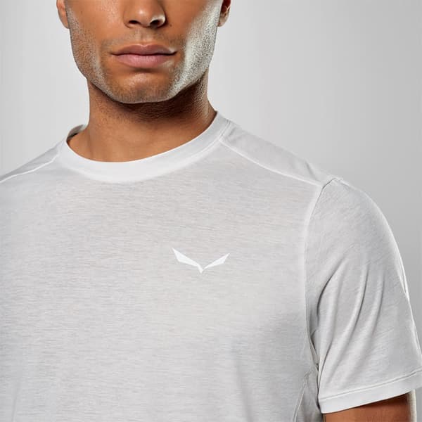 Salewa Kortærmet T-shirt Puez Dry Grå XL Mand