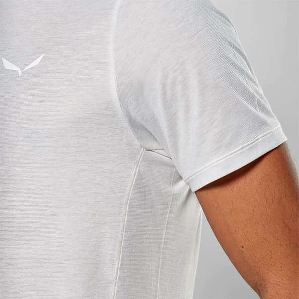 Salewa Kortærmet T-shirt Puez Dry Grå XL Mand