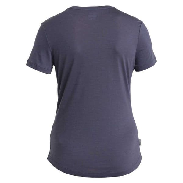 Icebreaker Lyhythihainen T-paita Merino 125 Cool-lite Sphere Iii Peak Quest Harmaa S Nainen