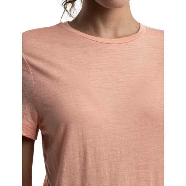 Icebreaker Kortärmad T-shirt Merino 150 Tech Lite Iii Orange S Kvinna