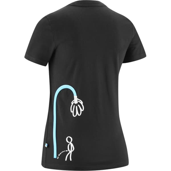 Edelrid Kortærmet T-shirt Rope Ii Sort M Kvinde