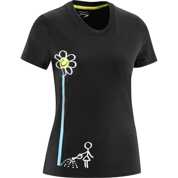 Edelrid Kortærmet T-shirt Rope Ii Sort M Kvinde