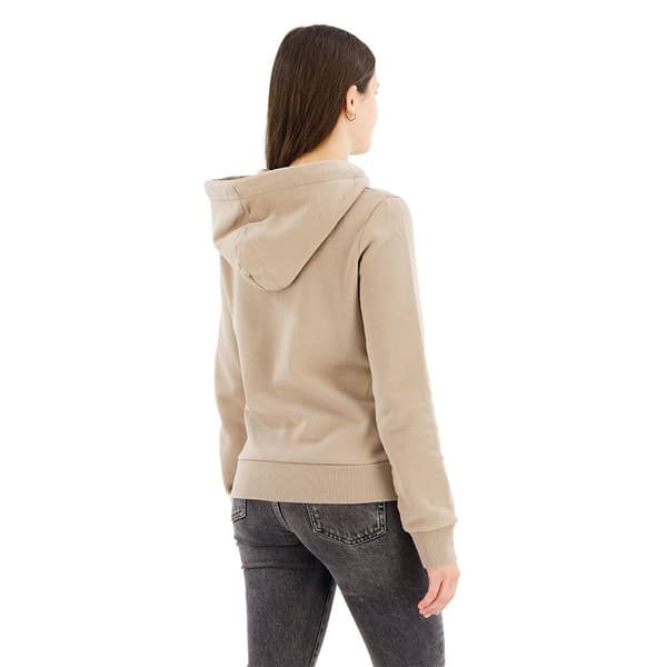 Superdry Luvtröja Metallic Venue Logo Beige S Kvinna