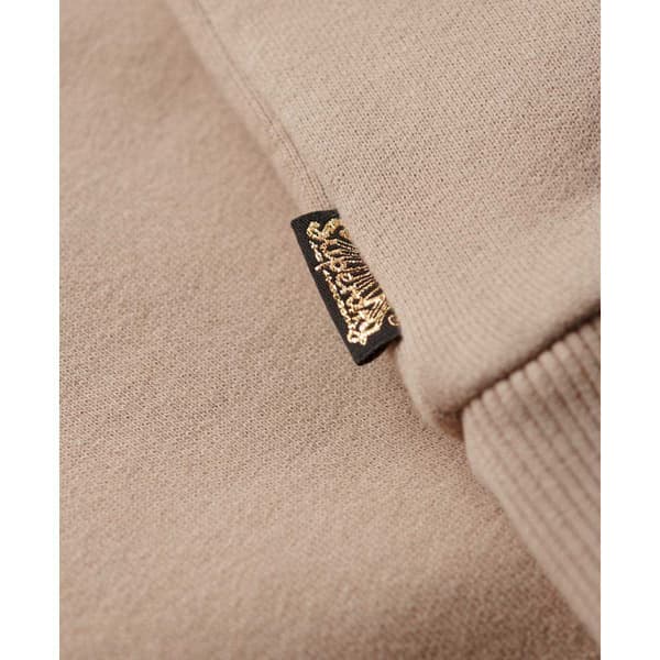 Superdry Luvtröja Metallic Venue Logo Beige S Kvinna