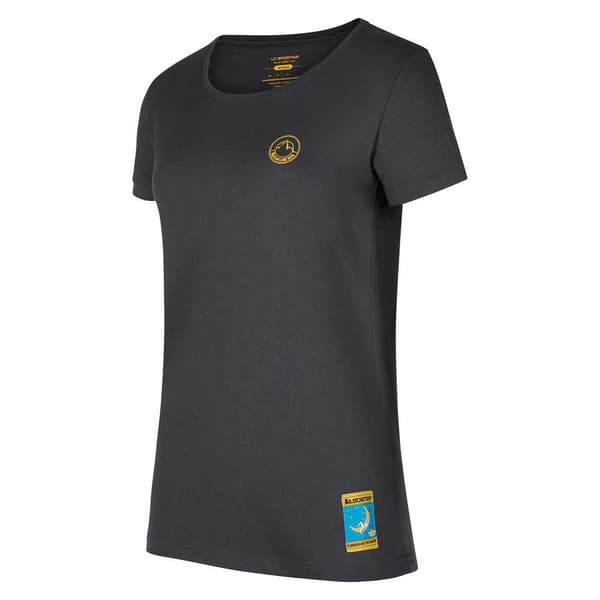 La Sportiva Kortärmad T-shirt Climbing On The Moon Grå M Kvinna