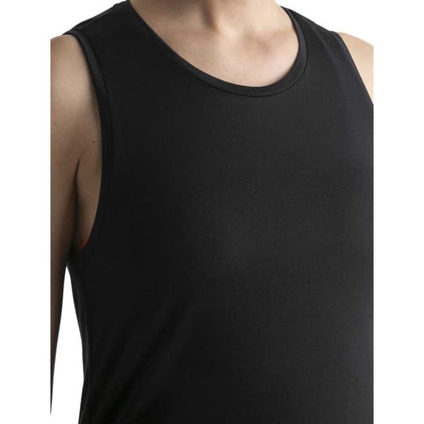 Icebreaker Ærmeløs T-shirt Merino 125 Cool-lite Sphere Iii Tank Sort L Kvinde