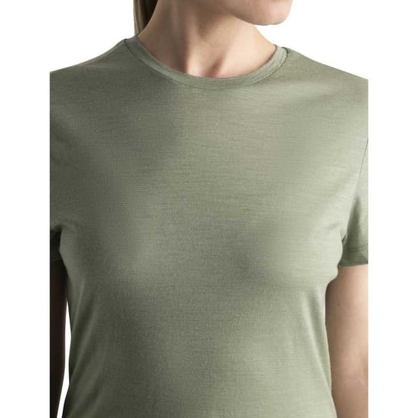 Icebreaker Kortærmet T-shirt Merino 150 Tech Lite Iii Grøn L Kvinde