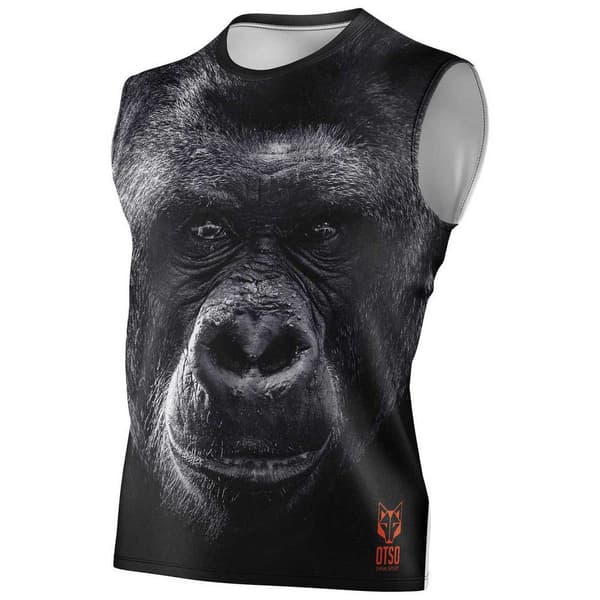 Otso Ærmeløs T-shirt S/manga Gorilla Sort M Mand