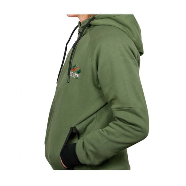 Marsupio Sweatshirt Med Full Dragkedja Nature  XL