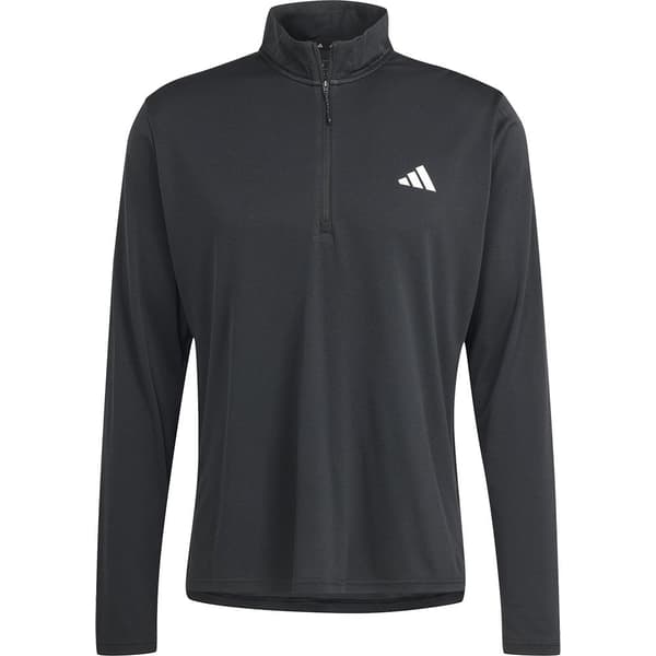 Adidas Halv Lynlå Sweatshirt Train Essentials Sort L Mand