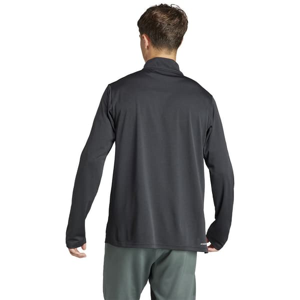 Adidas Halv Lynlå Sweatshirt Train Essentials Sort L Mand
