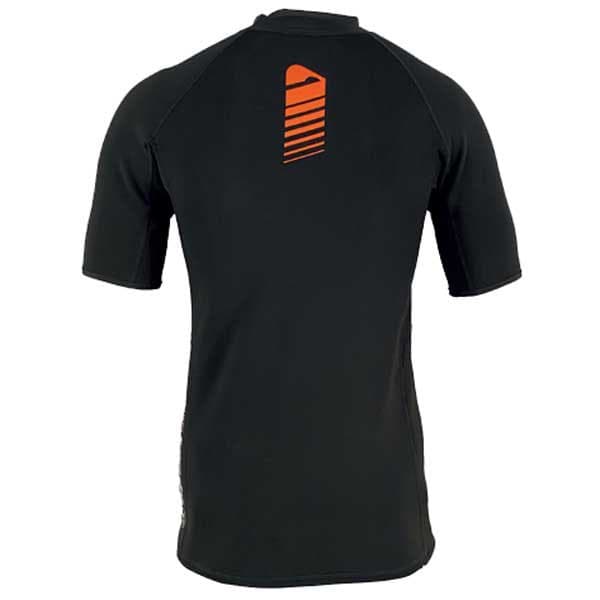 Apeks Kortärmad T-shirt Thermiq Carbon Core Svart 2XL Man