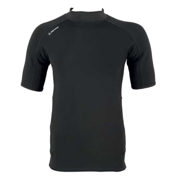 Apeks Kortärmad T-shirt Thermiq Carbon Core Svart 2XL Man