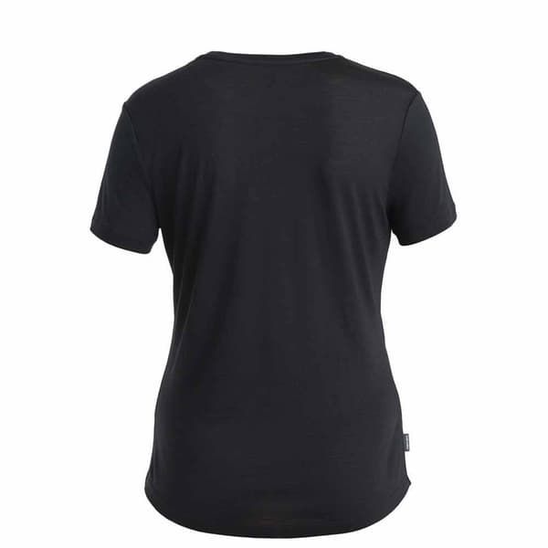 Icebreaker Lyhythihainen T-paita Merino 125 Cool-lite Sphere Iii Musta M Nainen