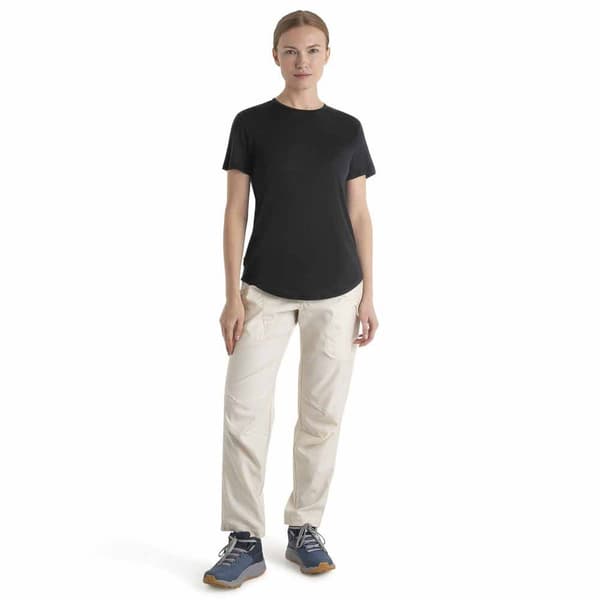 Icebreaker Lyhythihainen T-paita Merino 125 Cool-lite Sphere Iii Musta M Nainen