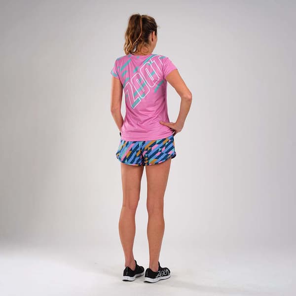 Zoot Ltd Run T-shirt Med Korte ærmer Rosa M Kvinde