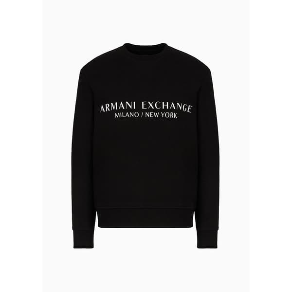 Armani Exchange Sweatshirt 8nzm88_zjkrz Sort L Mand