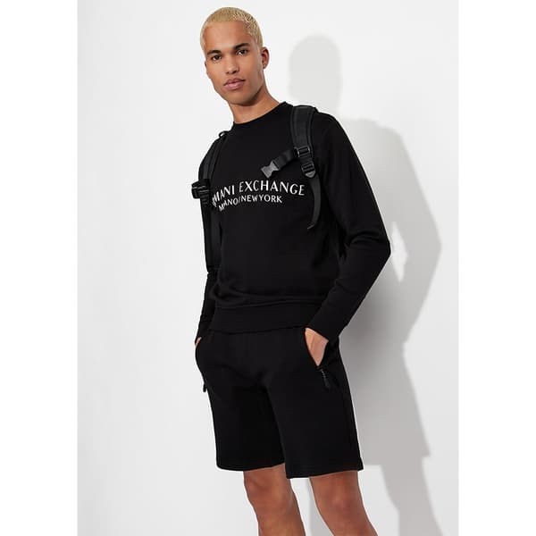 Armani Exchange Sweatshirt 8nzm88_zjkrz Sort L Mand