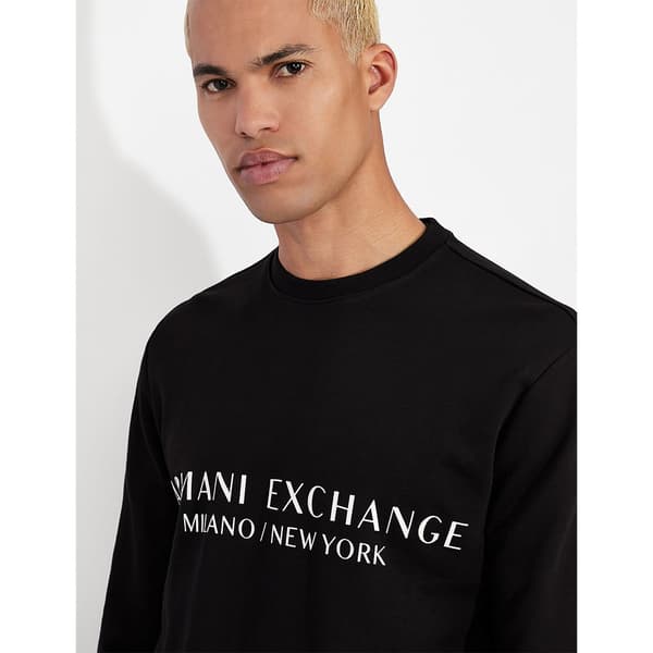 Armani Exchange Sweatshirt 8nzm88_zjkrz Sort L Mand
