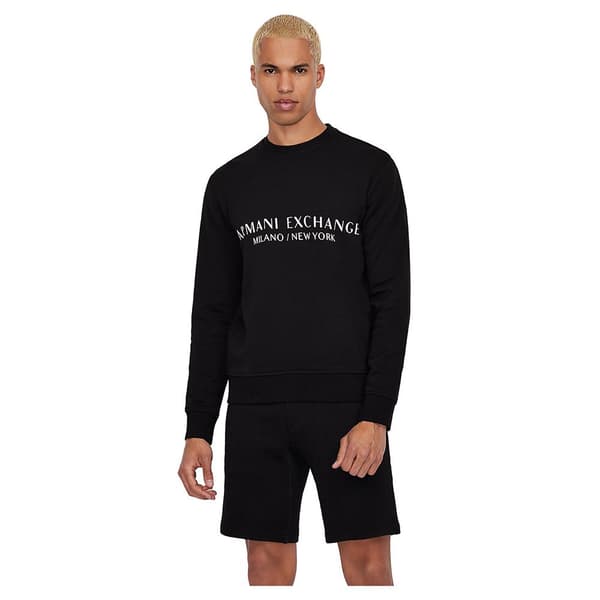 Armani Exchange Sweatshirt 8nzm88_zjkrz Sort L Mand