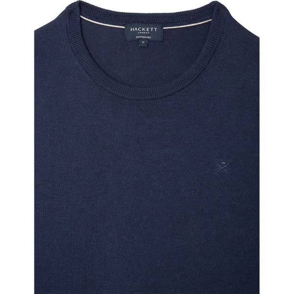 Hackett Tröja Cotton Silk Blå XL Man