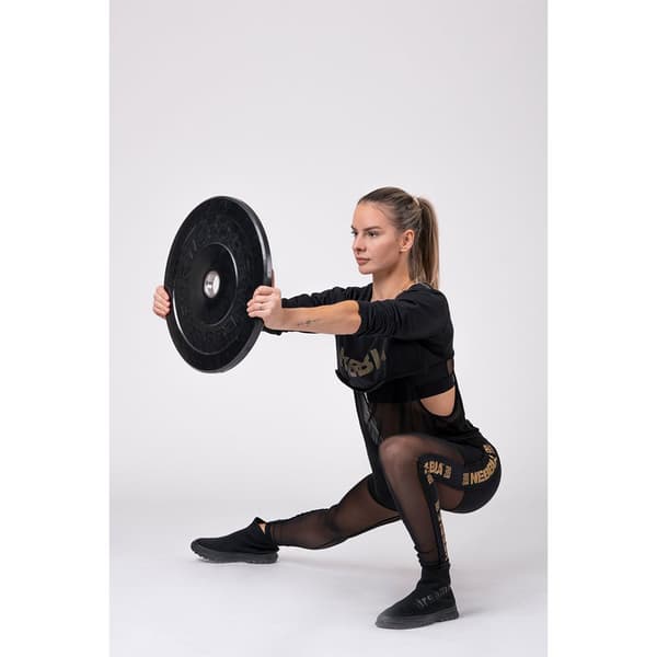 Nebbia Intense Mesh 805 Pitkähihainen T-paita Musta S Nainen