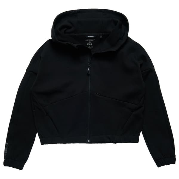 Superdry Sweatshirt Med Full Dragkedja Code Tech Svart XL Kvinna