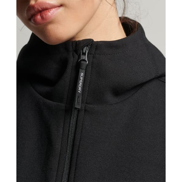 Superdry Sweatshirt Med Full Dragkedja Code Tech Svart XL Kvinna