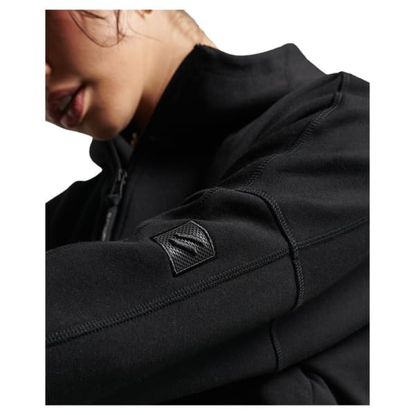 Superdry Sweatshirt Med Full Dragkedja Code Tech Svart XL Kvinna