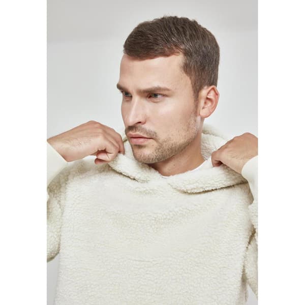 Urban Classics Sweatshirt Sherpa Beige L Mand