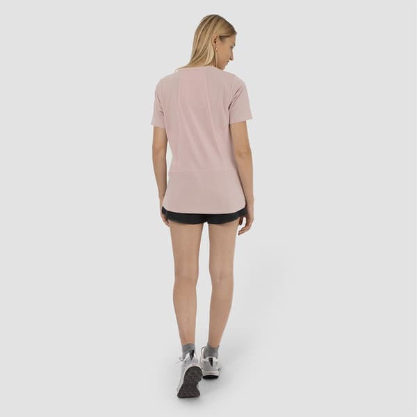 Salewa Pedroc Dry Hyb T-shirt Med Korta ärmar Beige L Kvinna