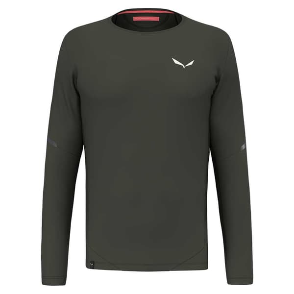 Salewa Pedroc Dry Pitkähihainen T-paita Vihreä M Mies