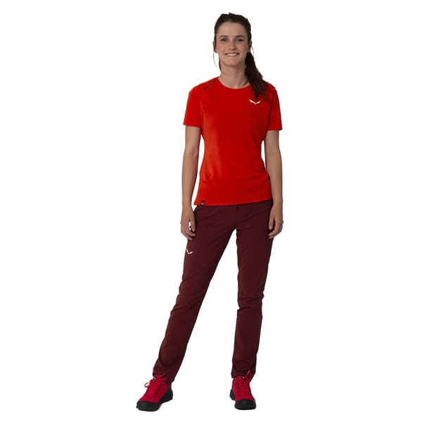 Salewa Pedroc Ptc Delta T-shirt Med Korte ærmer Rød S Kvinde