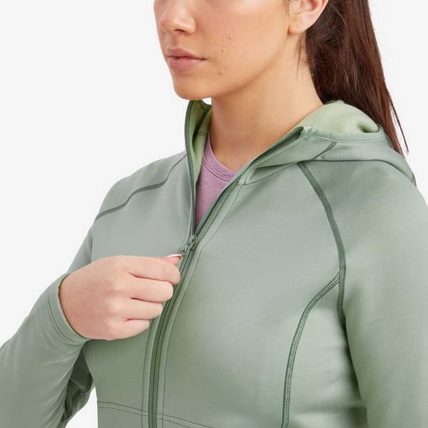 Montane Luvtröja Fury Grönt S Kvinna
