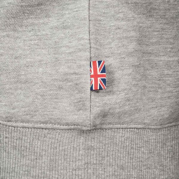 Lonsdale Sweatshirt Med Full Dragkedja Borwick Grå M Man
