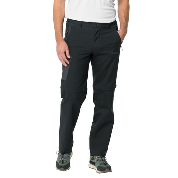Jack Wolfskin Active Track Zip Off M Pants 1508241-6350, Man, Byxor, Svart