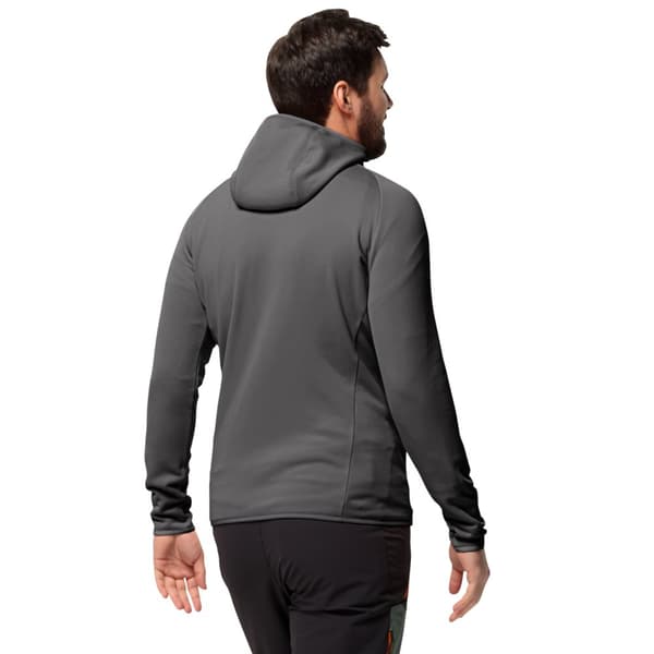 Jack Wolfskin Baiselberg Hooded FZ M 1710541-6945, Mand, Sweatshirts, Grå